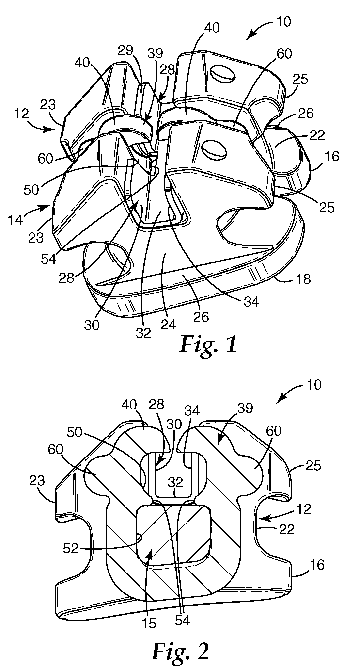 Narrow ceramic self-ligating orthodontic bracket