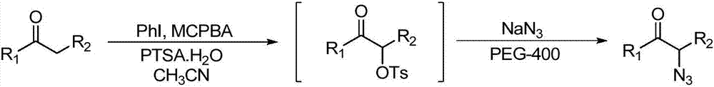 Alpha-azidocarbonyl compounds and preparation method thereof