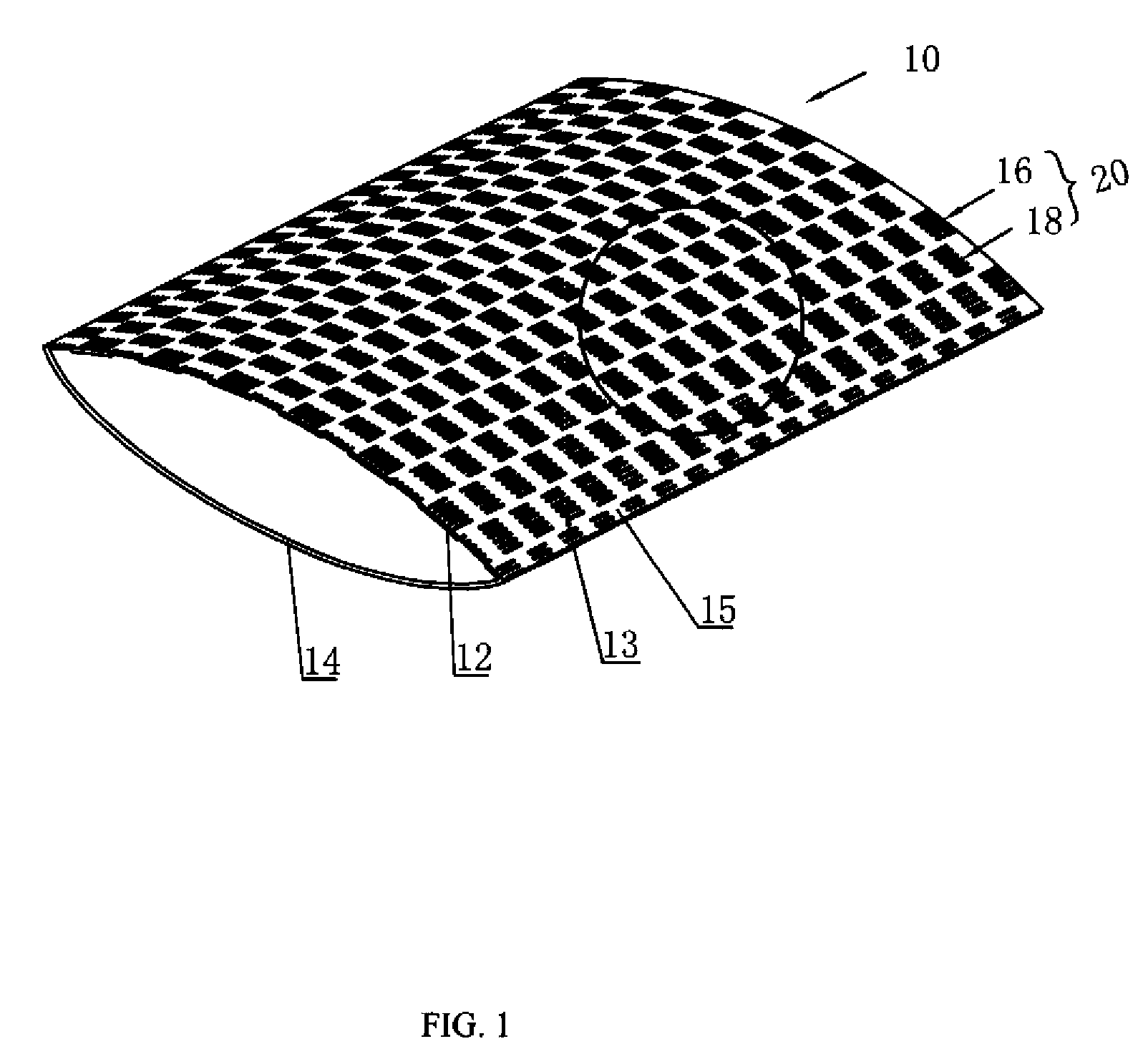 Plastic bag for vacuum packing