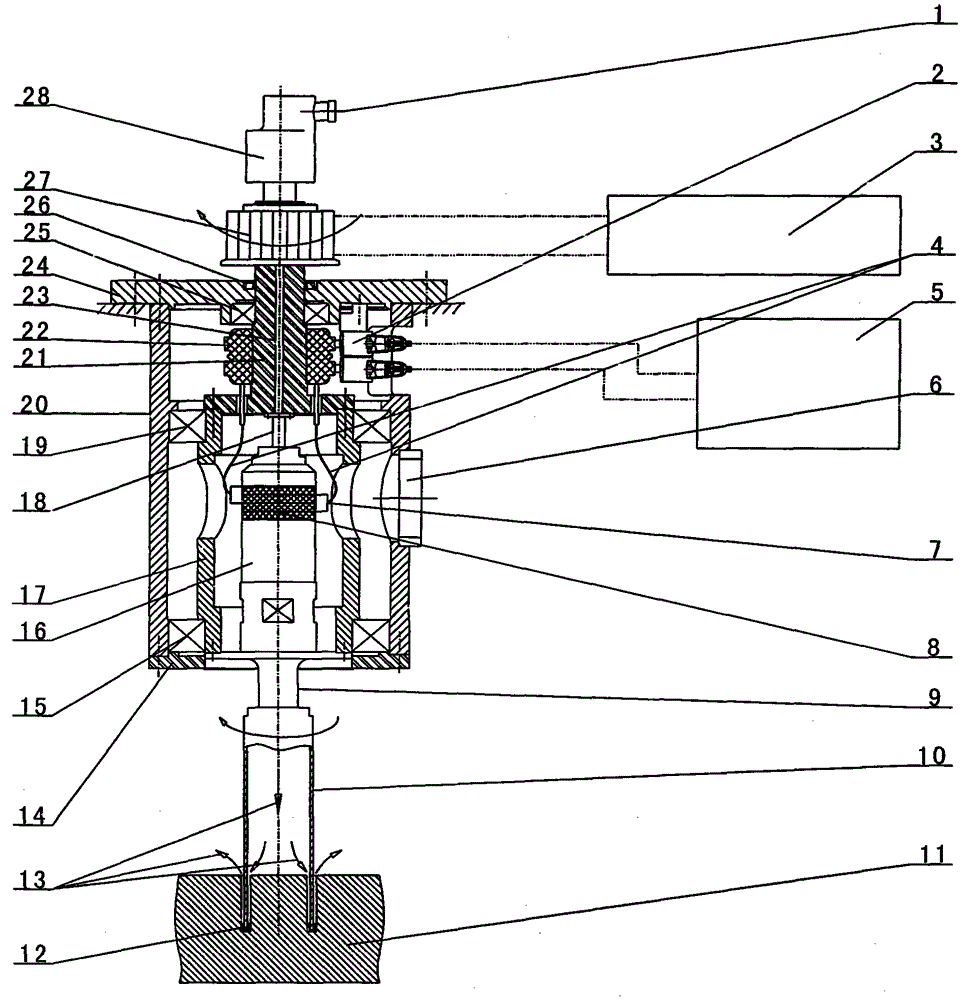 A digging device