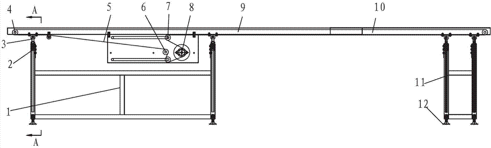 Extensible belt conveyor