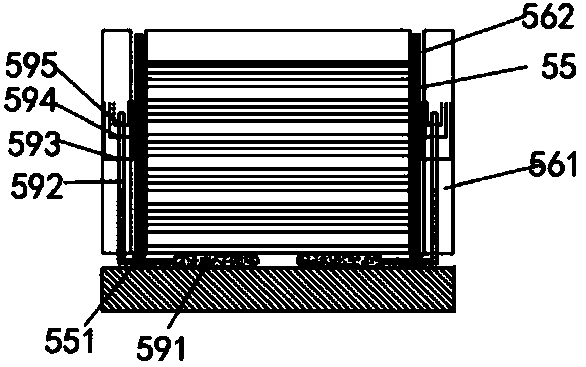 An intelligent storage shelf device for logistics warehousing