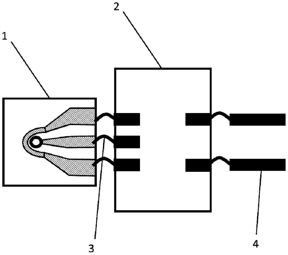 Detector chip assembly for receiving high-speed optical signals