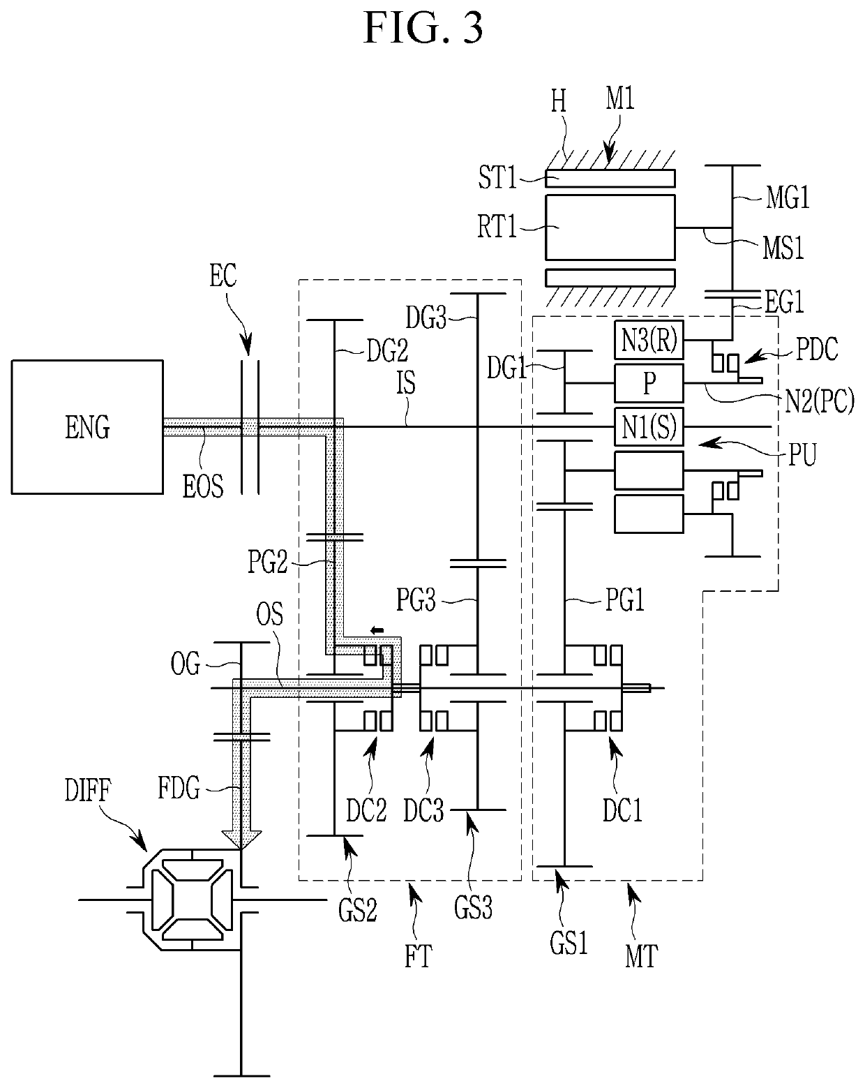 Power transmission apparatus for hybrid electric vehicle