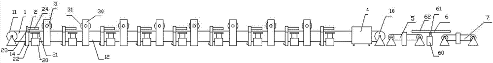 Multi-layer solid wood floor forming device