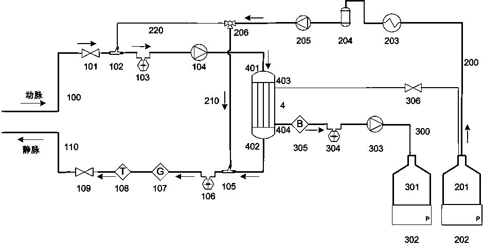 Portable blood purifying system