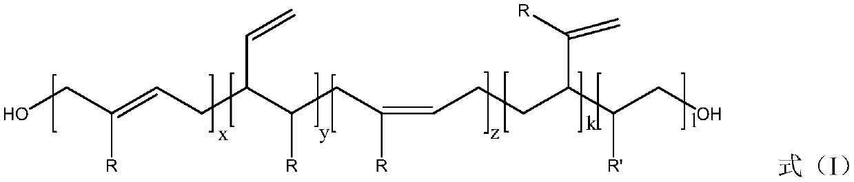 A kind of long-chain alkane polyurethane and its preparation method and application