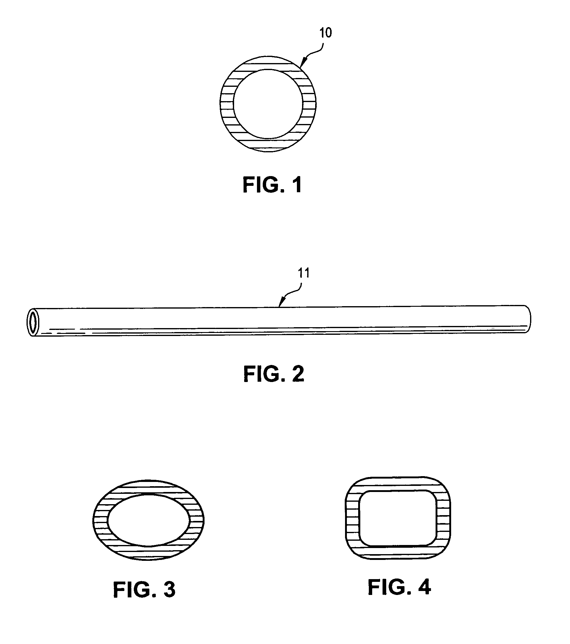 Tubular orthodontic arch wire