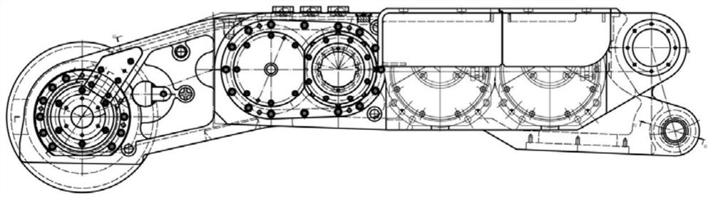 Novel cutting part of thin seam mining machine