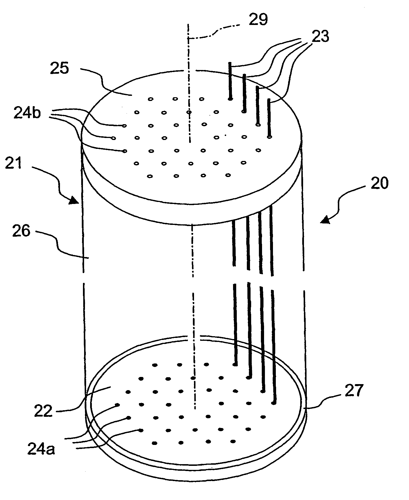 Process for manufacturing a micro-structured optical fibre