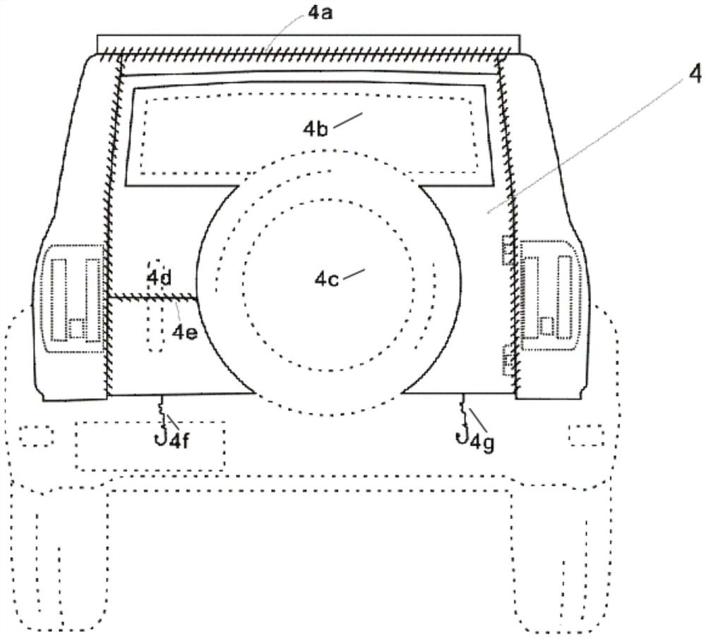 Detachable scratch-resistant transparent protective cover for cross-country vehicle