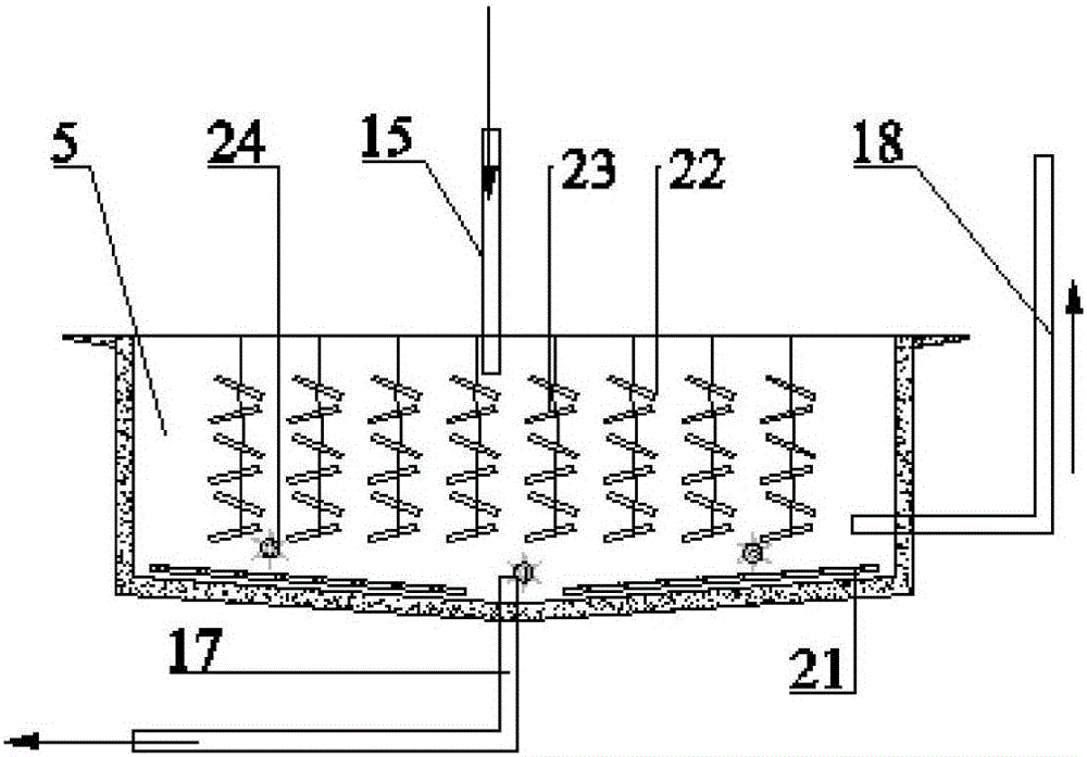 A2O (anaerobic-anoxic-oxic), MBR (membrane bio-reactor) and miniature animal bio-bed set for wastewater treatment and sludge reduction and application thereof