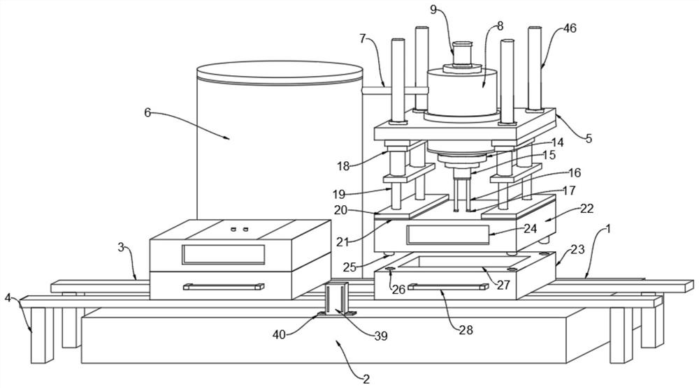 Casting equipment for steel rail pull rod production and machining method thereof