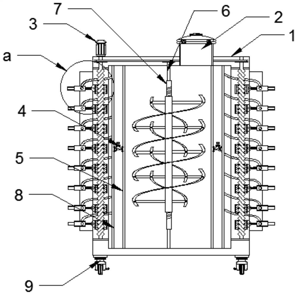 Full-automatic irrigation agricultural machine with fertilizer application function