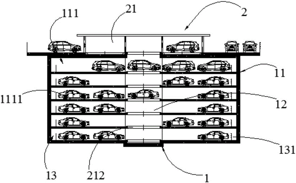 Multi-column stereo garage