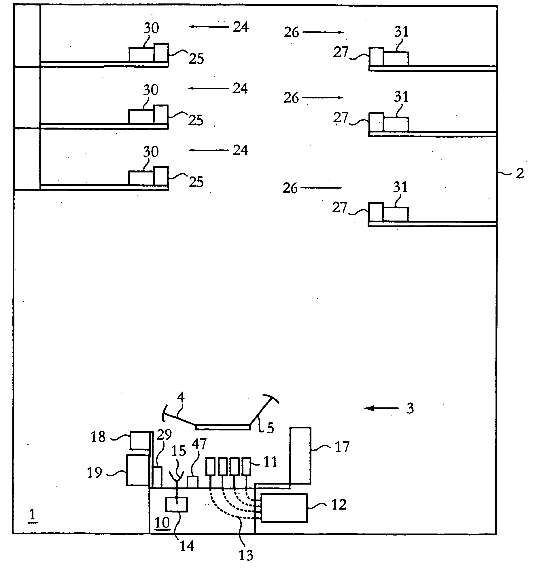 Method and device at a dairy farm