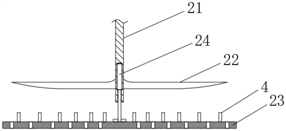 Wastewater treatment device for garment fabric disinfection