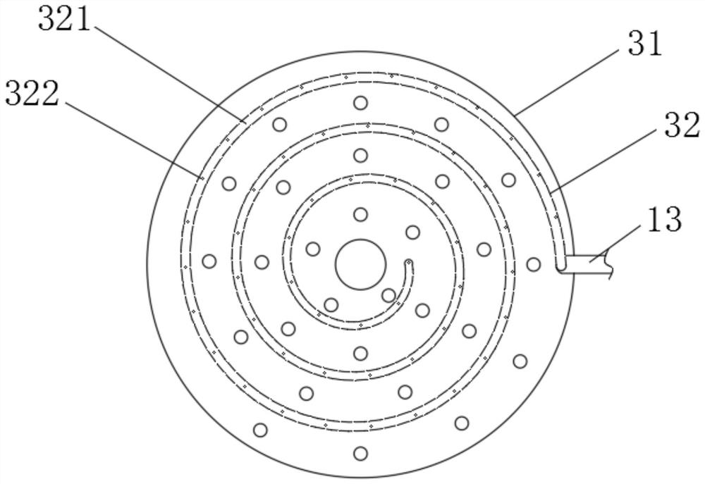 Wastewater treatment device for garment fabric disinfection