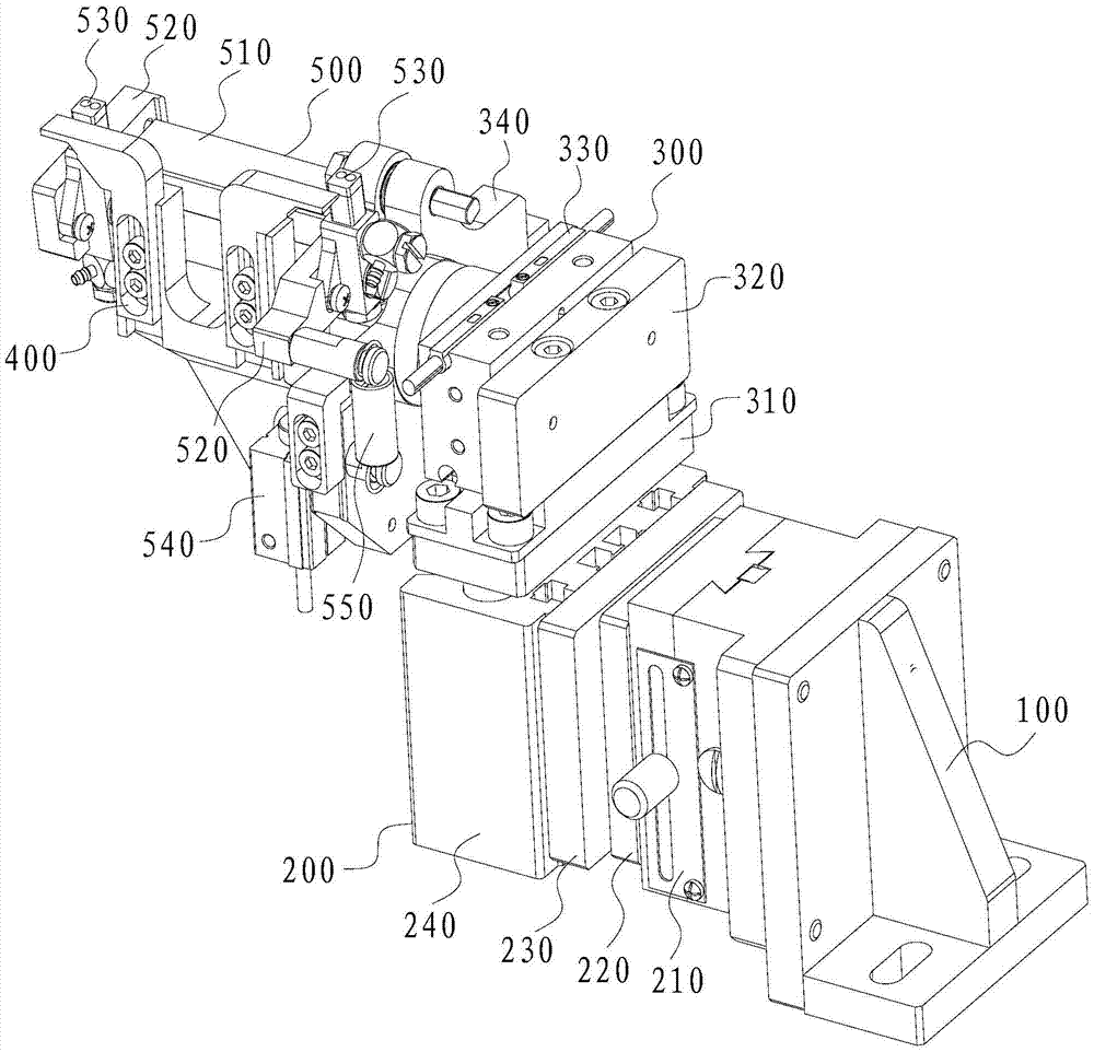 Device for automatically tearing gum film