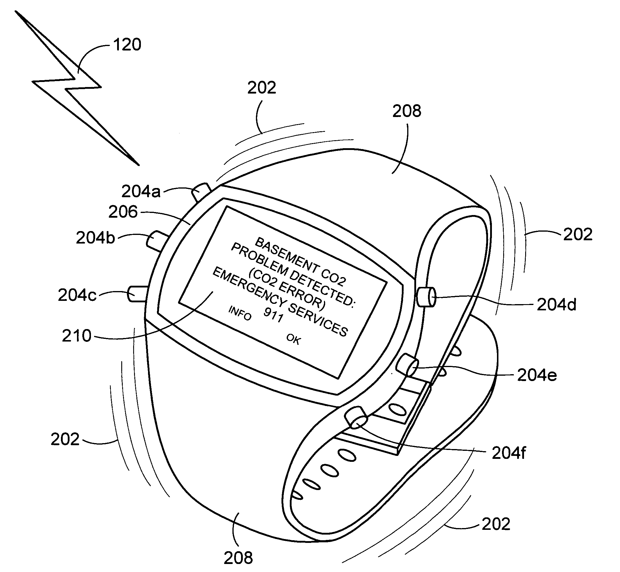 Device, system, and method for providing hazard warnings