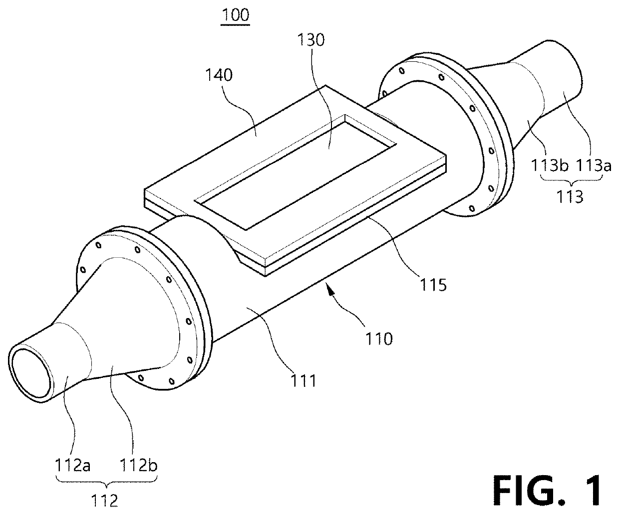 Atmosphere purification reactor using electron beam and atmosphere purification apparatus including the same