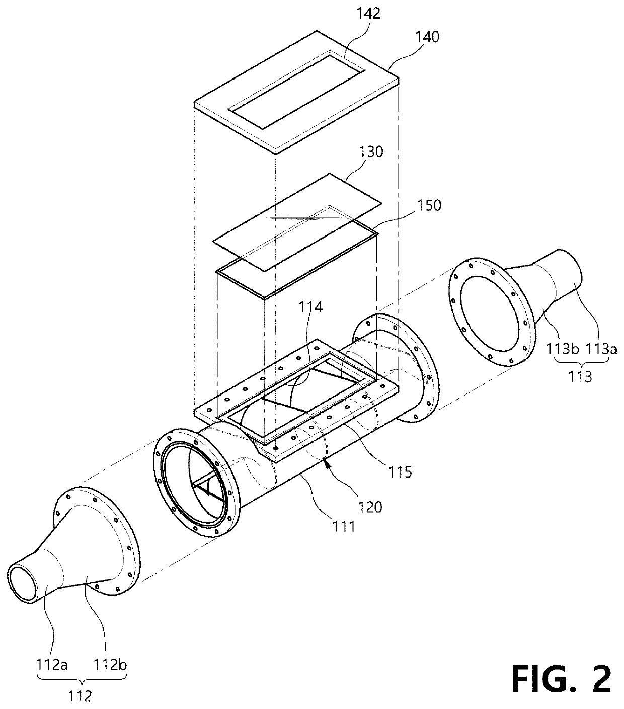 Atmosphere purification reactor using electron beam and atmosphere purification apparatus including the same