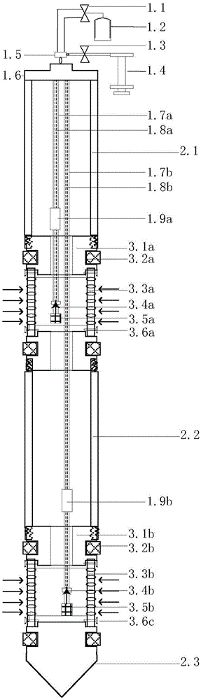 Underground water depth-setting stratified sampling device and underground water depth-setting stratified sampling method applicable to regions without wells