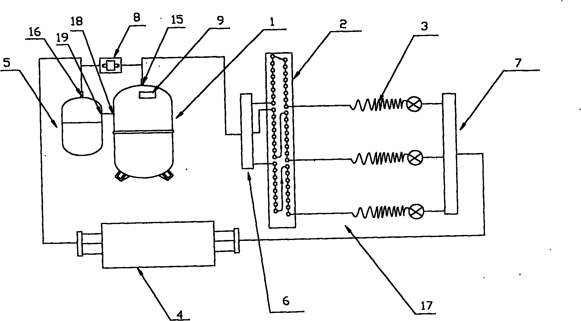 Air-conditioner with fixed frequency