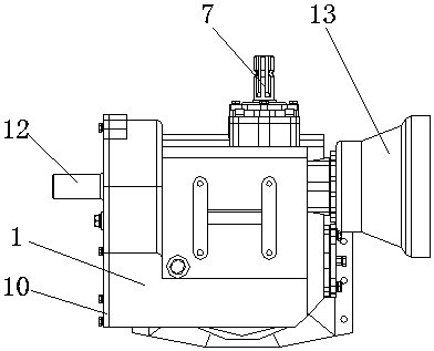 Power drive harrow gearbox