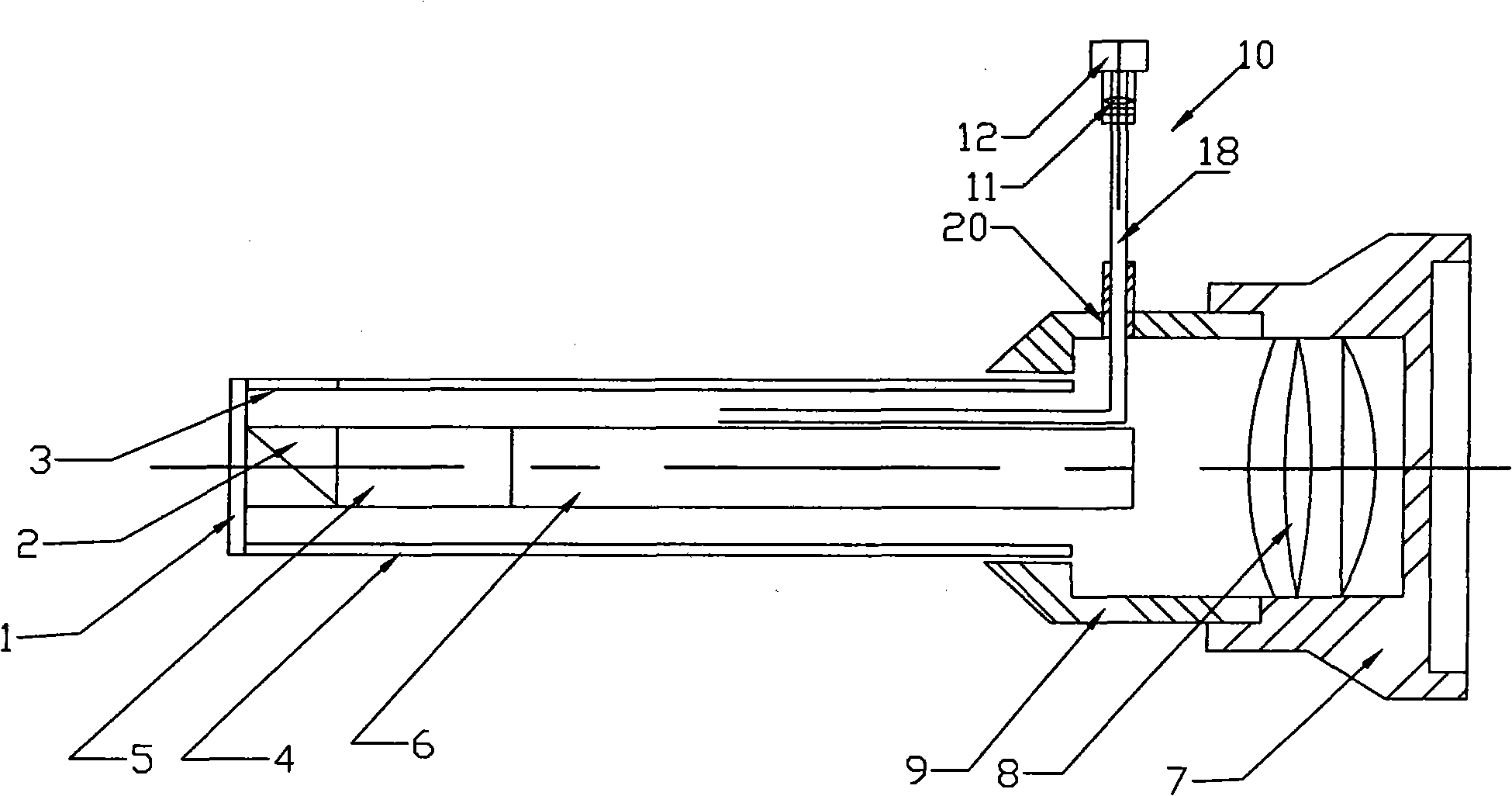 Endoscope for whole-course visible abortion operation