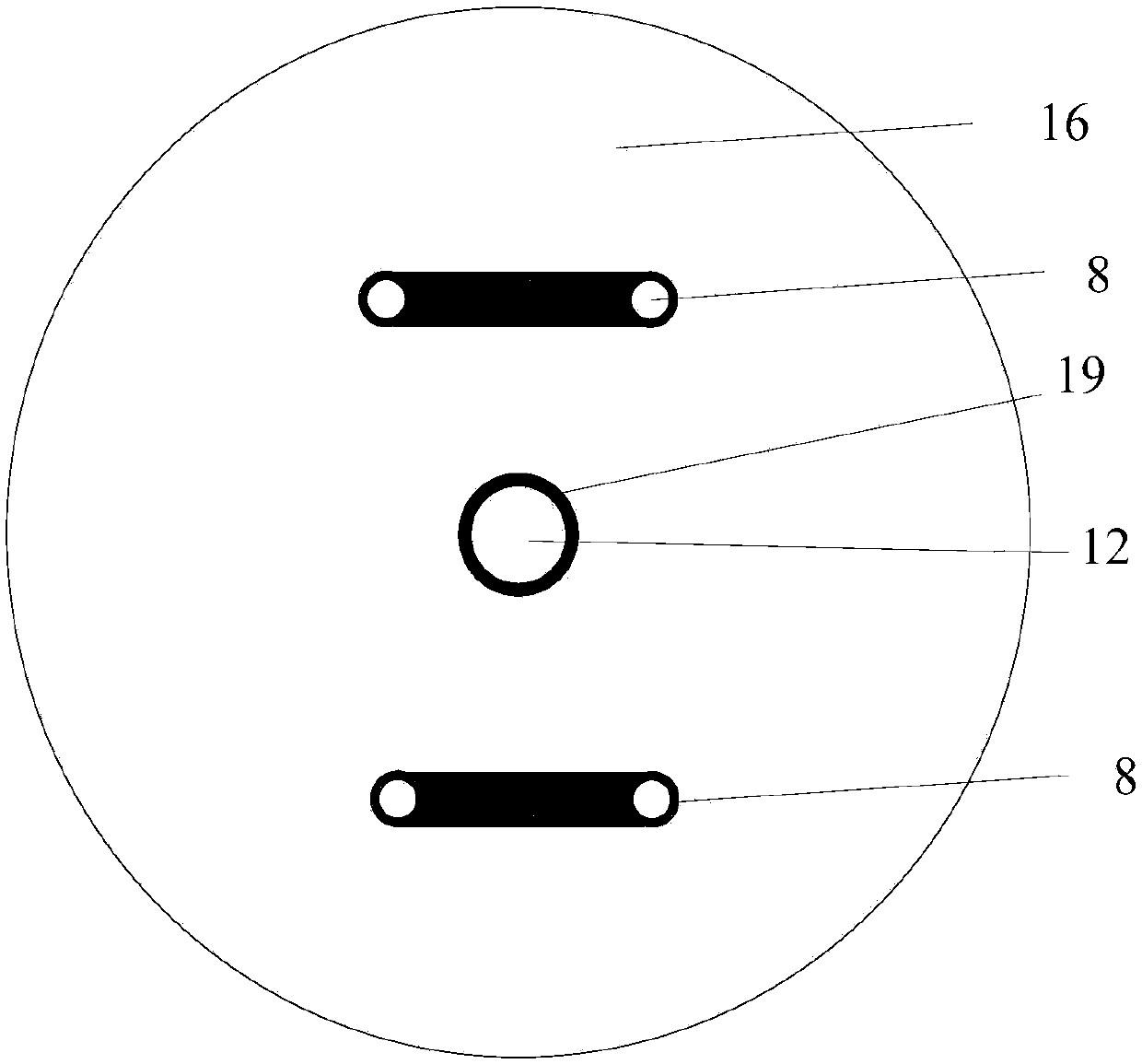 Transmission type laser-electromagnetic field coupling thruster