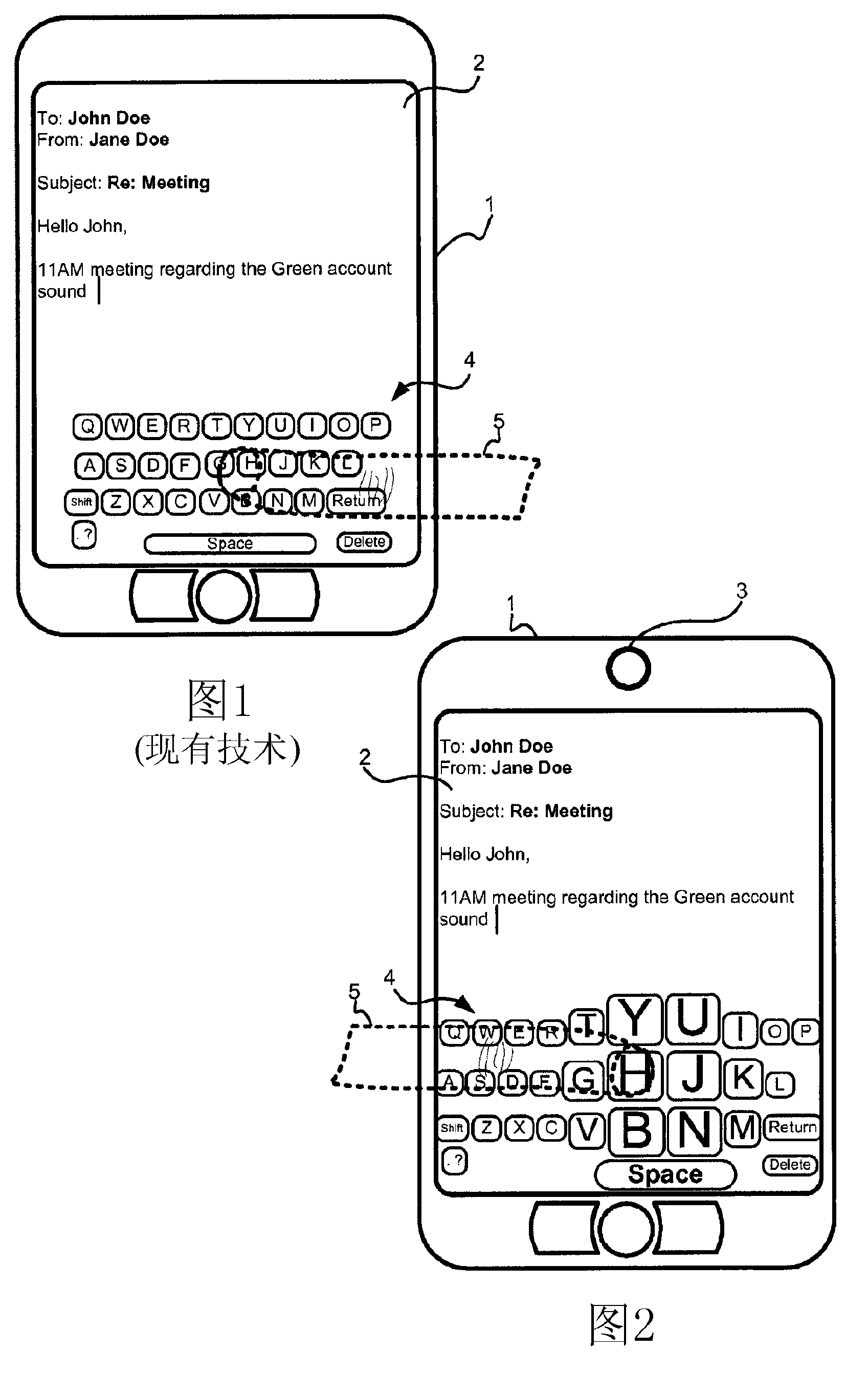 Apparatus and methods for dynamically correlating virtual keyboard dimensions to user finger size