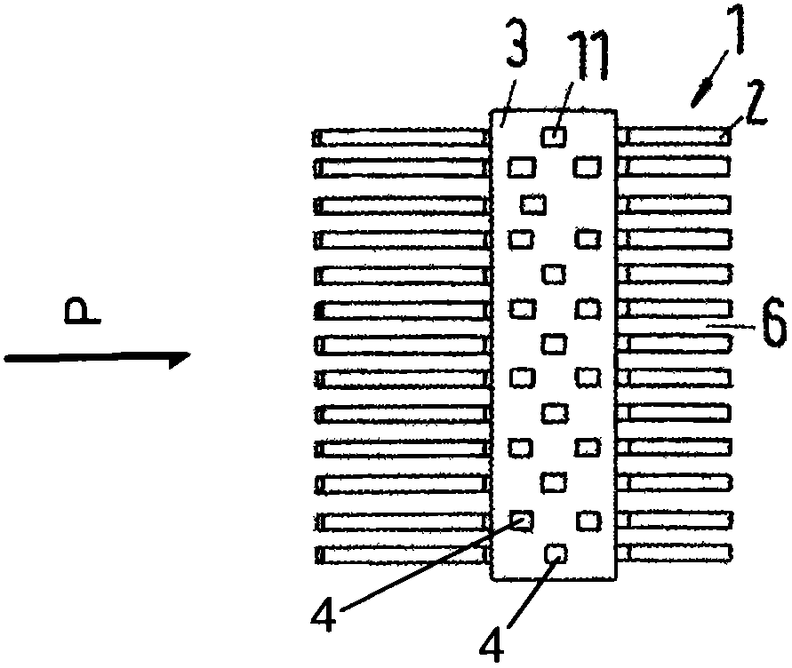 Arc-extinguishing piece arrangement