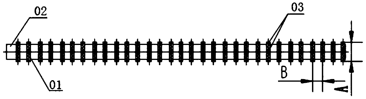 Centipede-shaped connecting piece welding machine