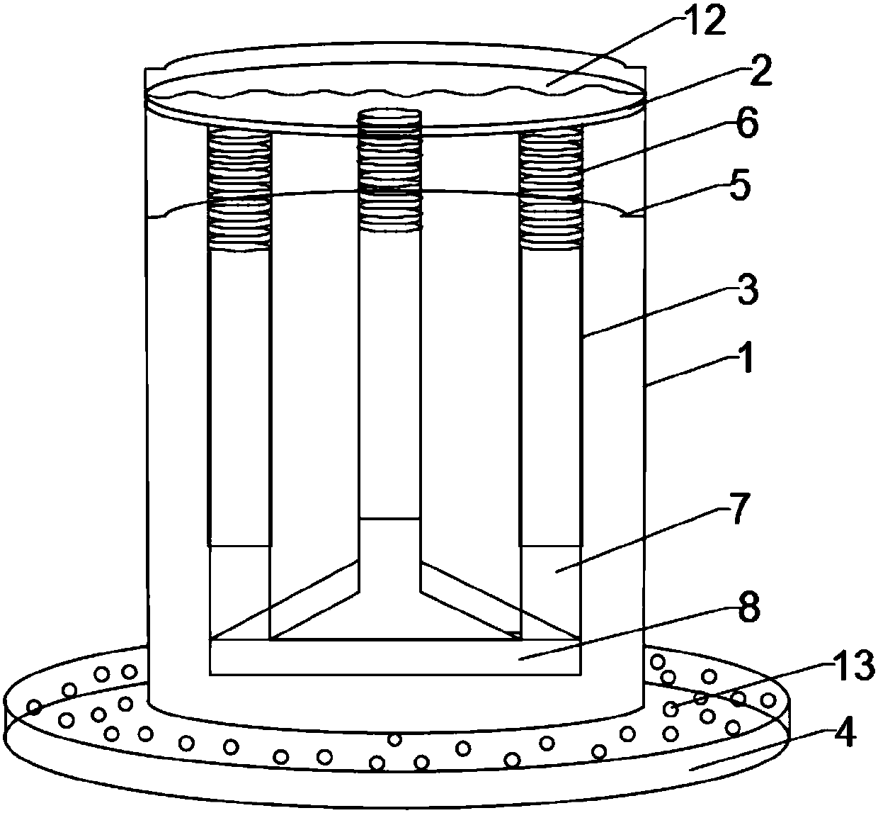 Load bearing and shock absorbing device of bicycle