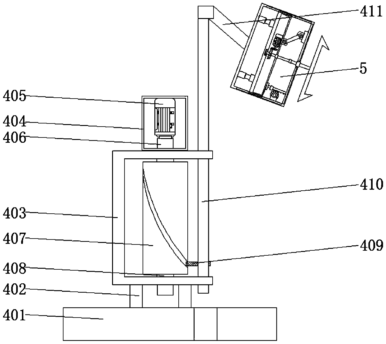 Harvesting equipment for ecological agricultural vegetable planting