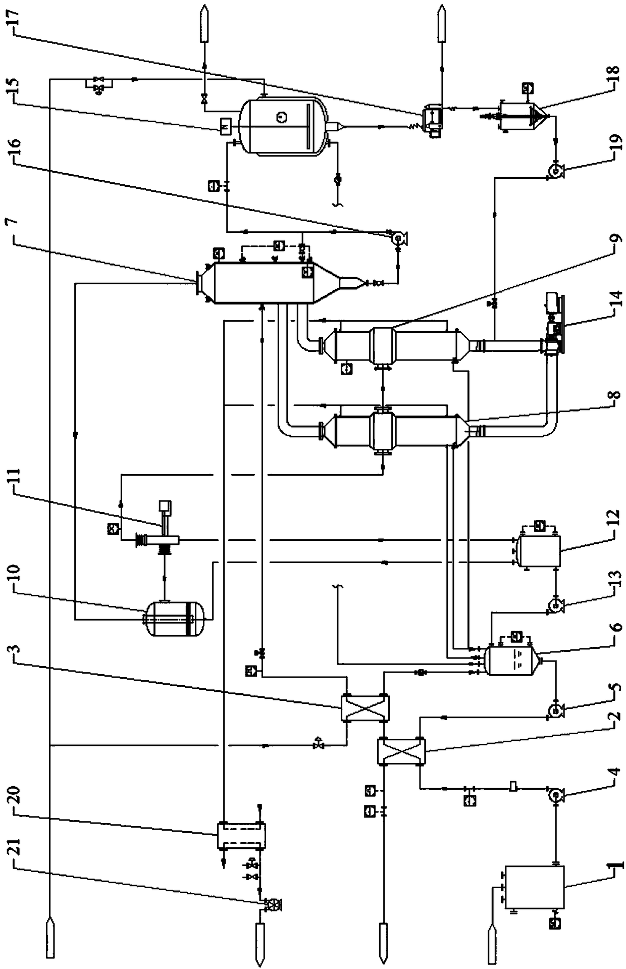 Manganese sulfate evaporative crystallization equipment and process