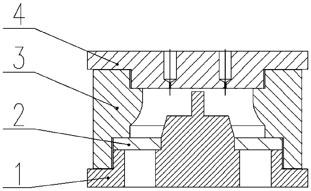 Polystyrene spray plug for solid rocket engine and foaming method thereof