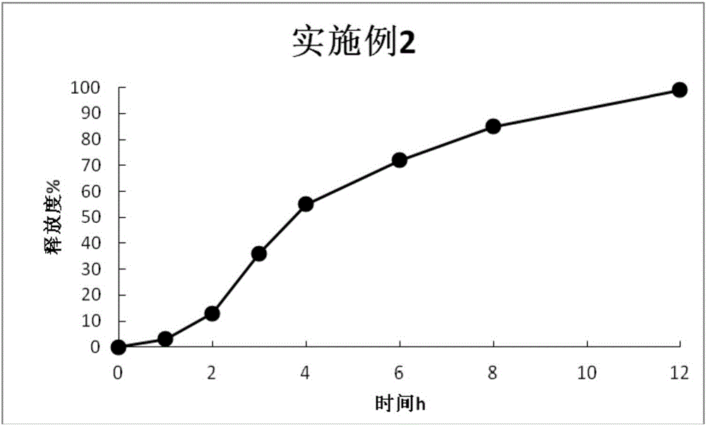 Sodium prasterone sulfate sustained-release capsule and preparation method thereof