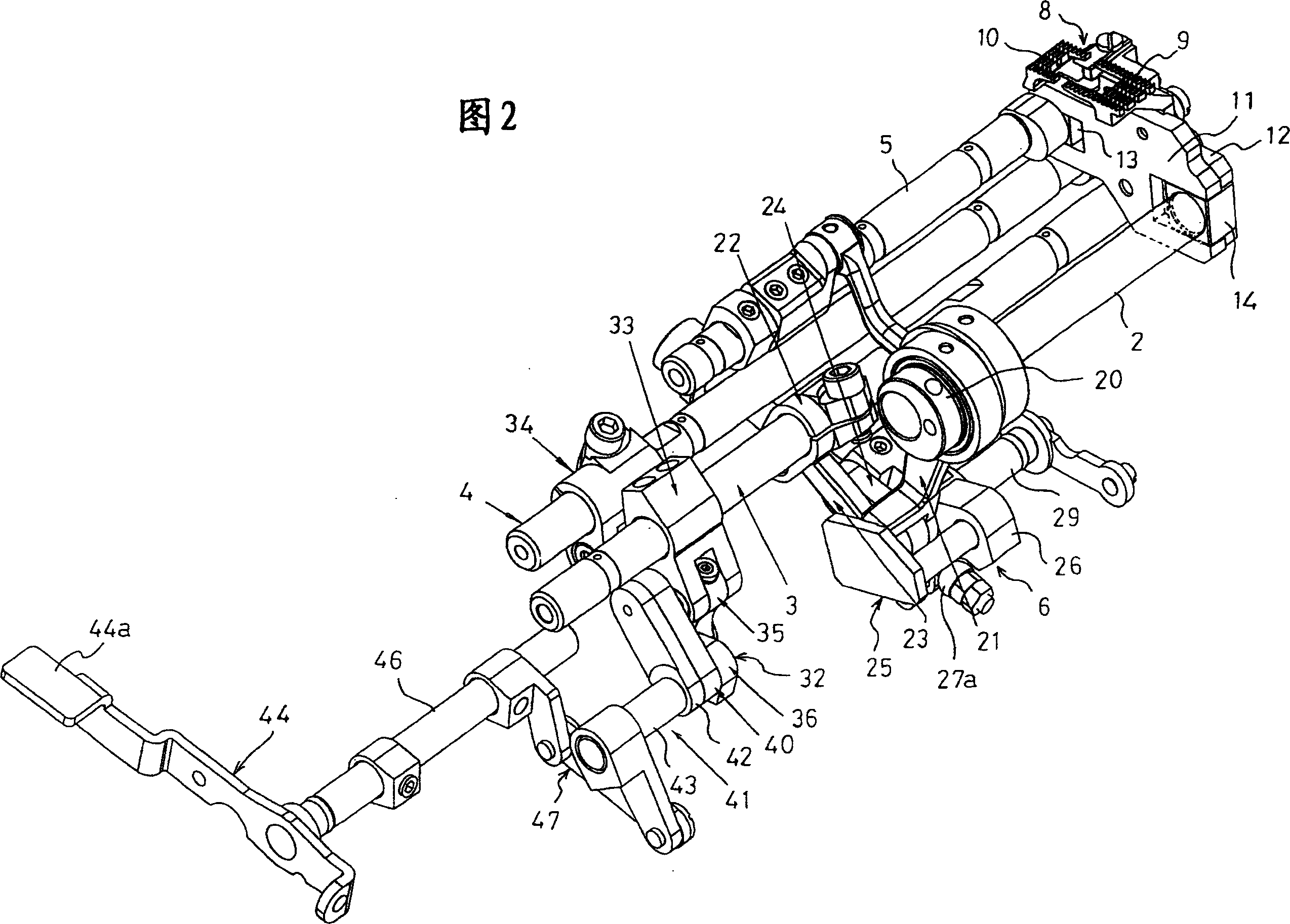 Feeding device for sewing machine