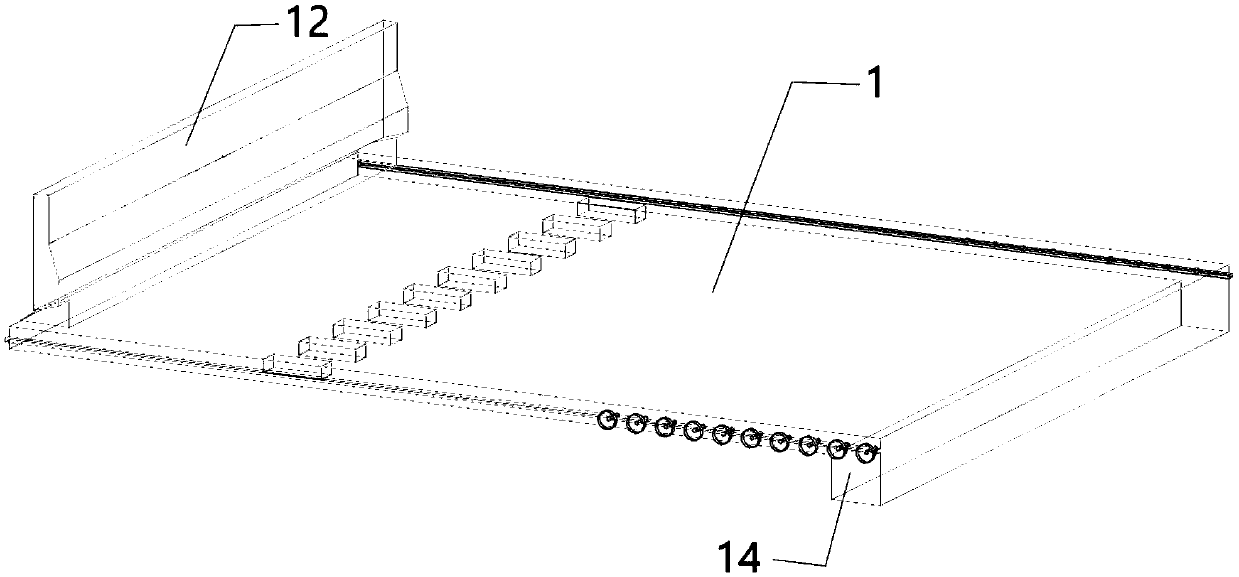 Collision-proof and vehicle fall-proof device of bridge and capable of buffering impact