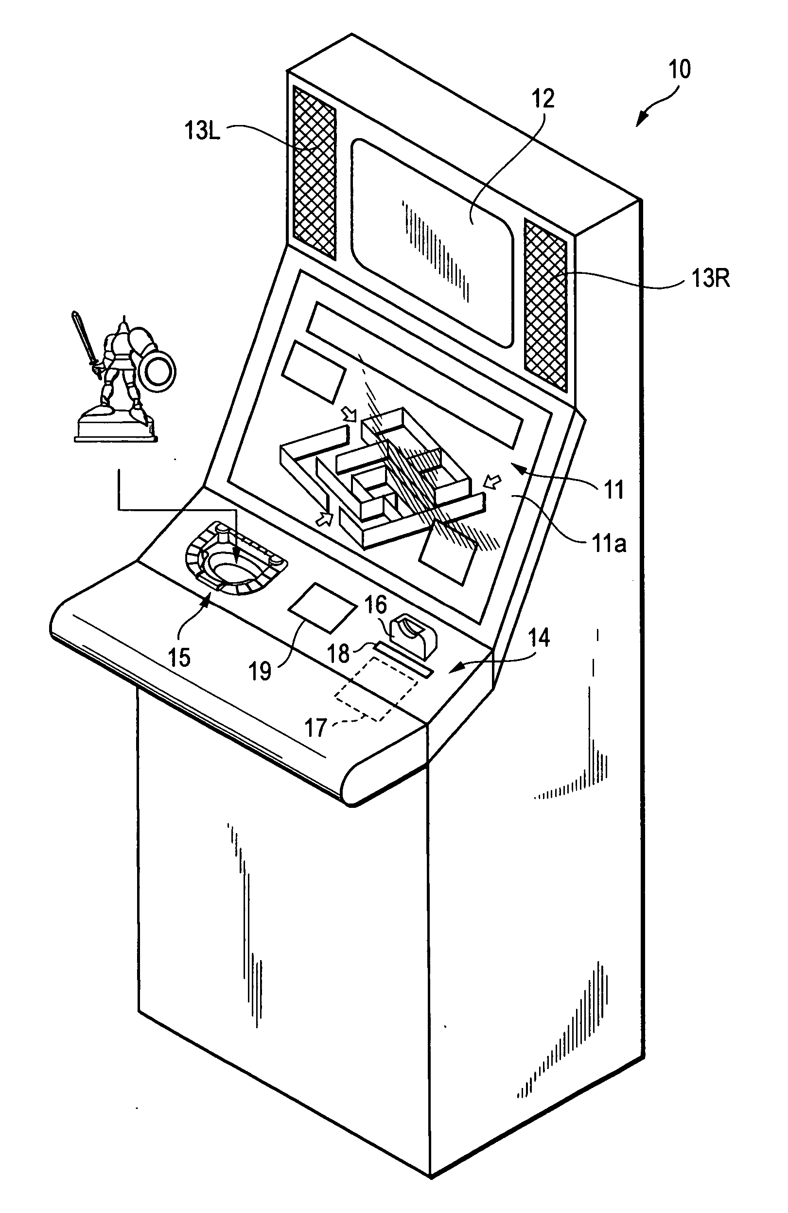 Gaming machine and game article