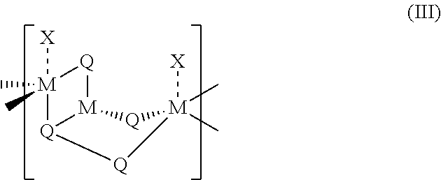 Process for producing a copper thiometallate or a selenometallate material