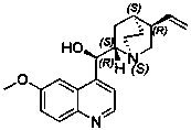 Recovering and reusing method of resolving agent quinine