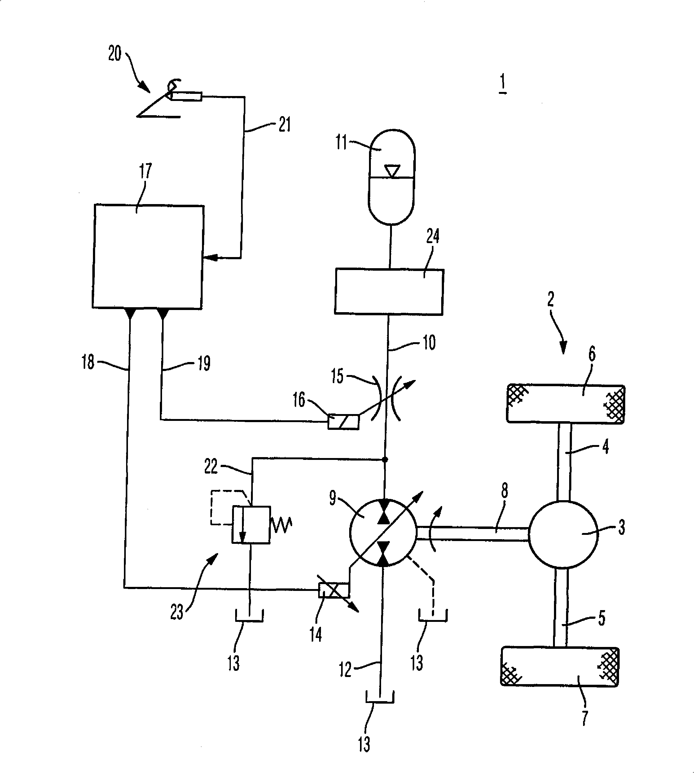 Drive with an energy store device and method for storing kinetic energy