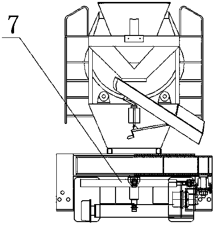 Road-railway concrete transporting tank truck