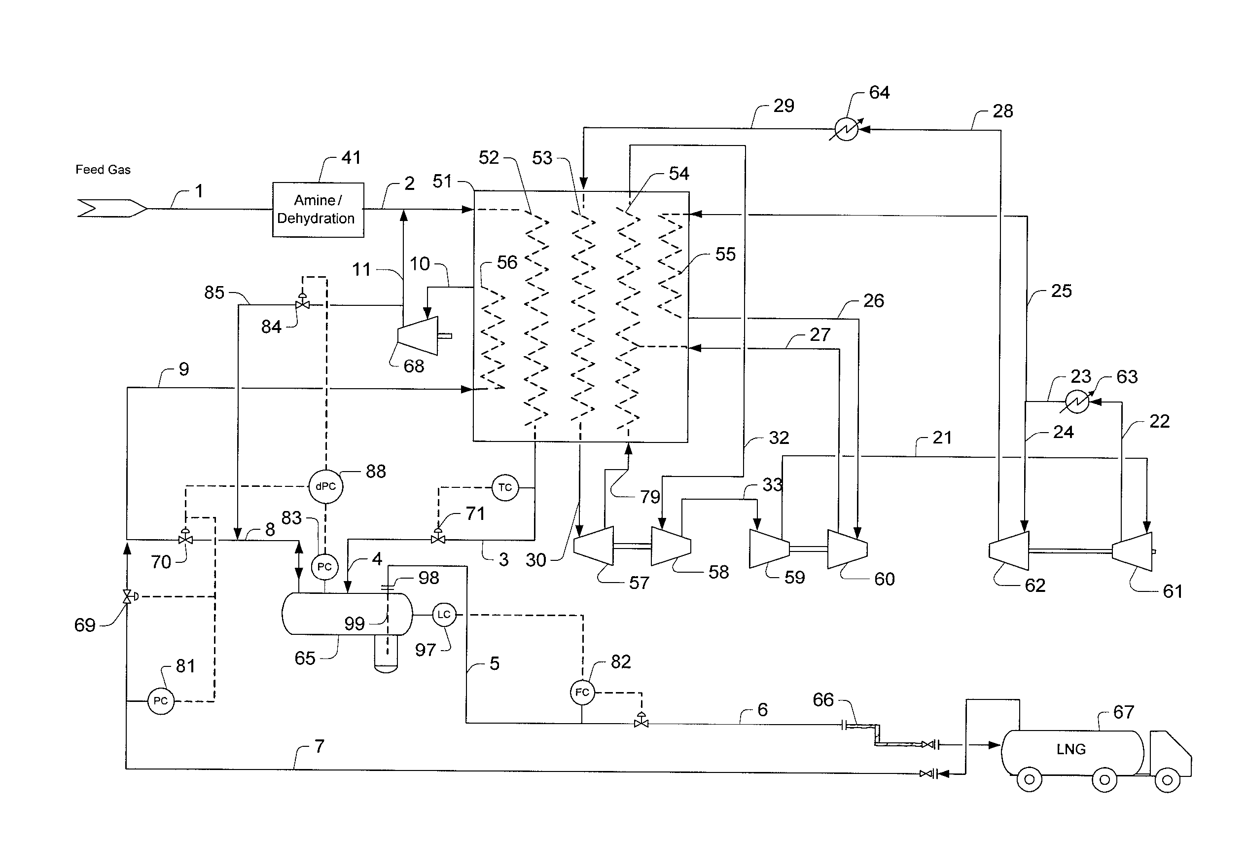 Configurations and methods for small scale LNG production