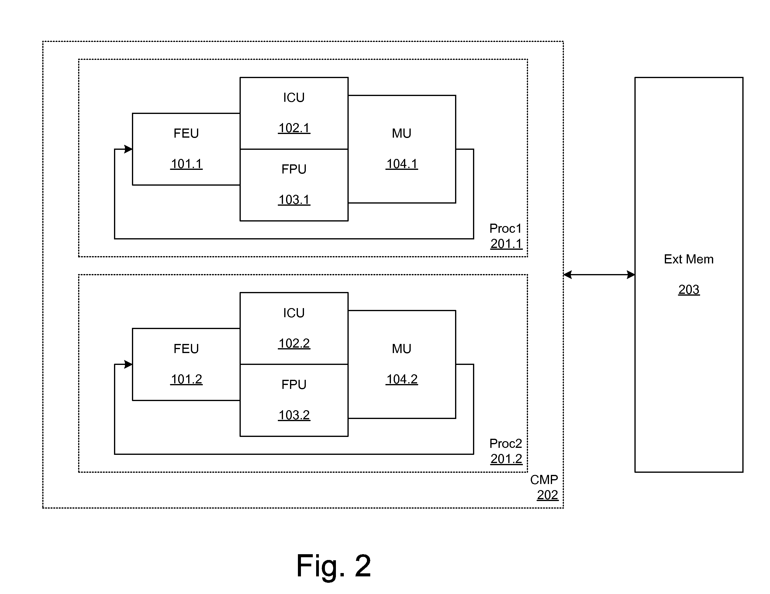 Adaptive computing ensemble microprocessor architecture