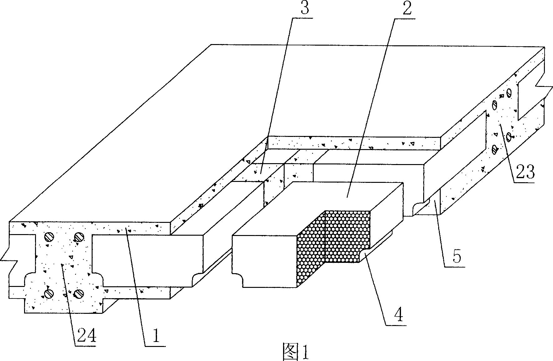 Cast-in-situ reinforced concrete slab