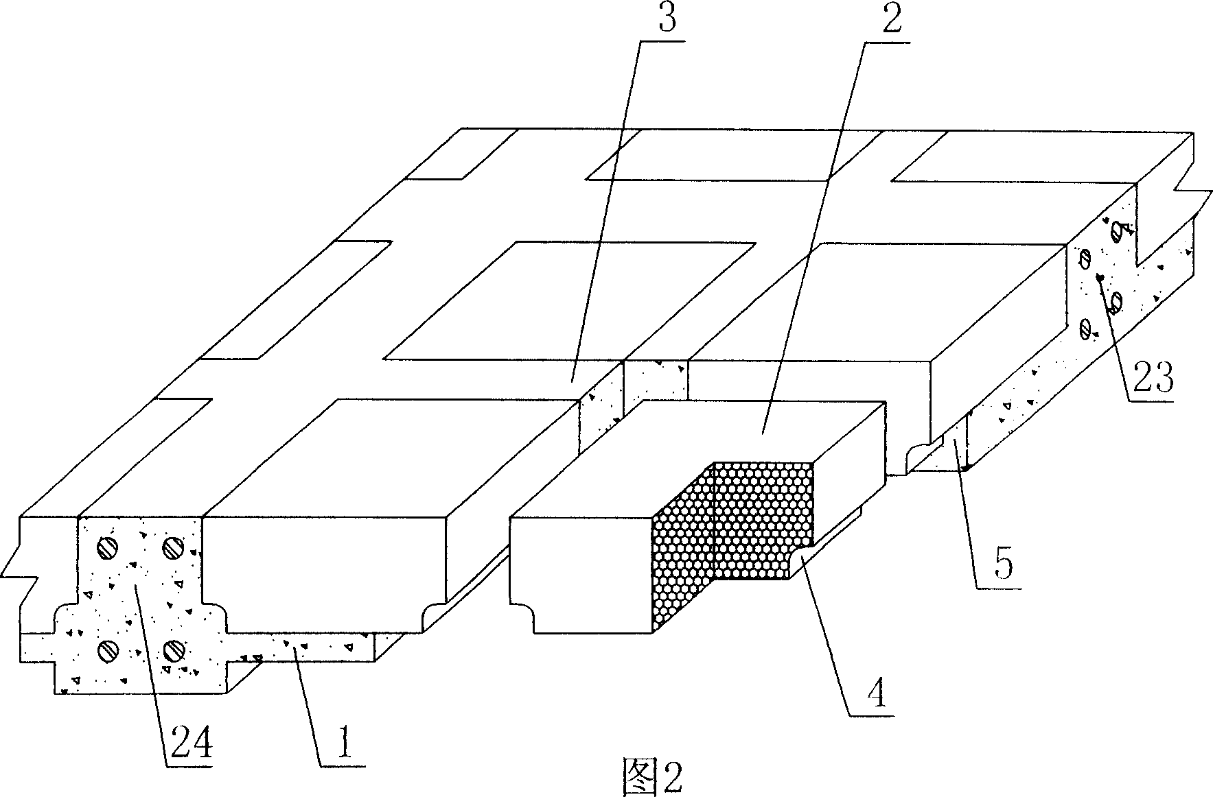 Cast-in-situ reinforced concrete slab